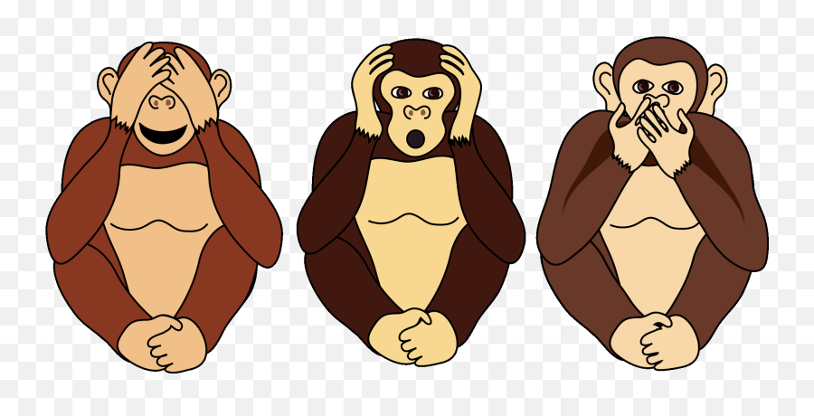 Corruption And Sycophancy Are At Work America Maybe Going To - See No Evil Clip Art Emoji,Hear No Evil Emoji