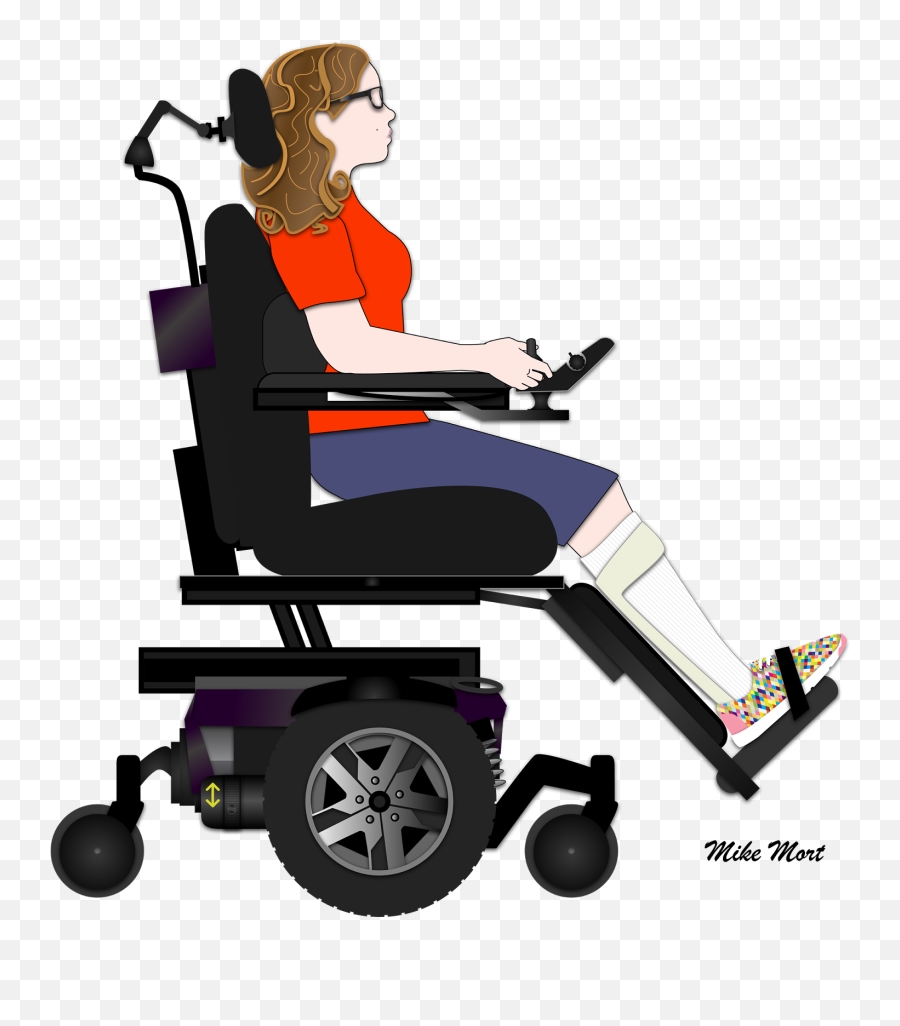 Grandma Clipart Wheelchair Grandma - Power Wheelchair For Cerebral Palsy Emoji,Wheelchair Emoji