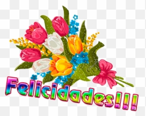 Felicidades Sticker - Flores Felicidades Gif Emoji,Emojis De Felicidades