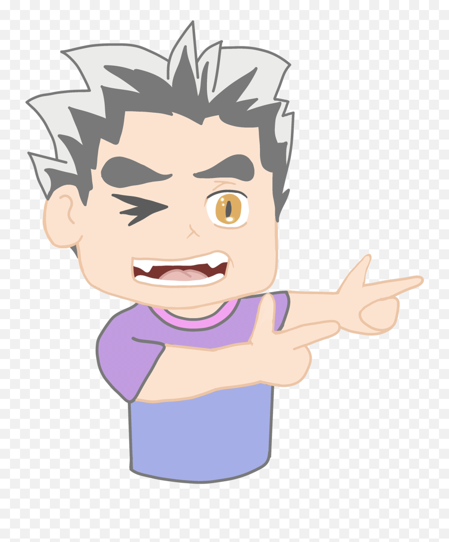 Bisexual Finger Guns Bokuto - Bokuto Stickers Gif Emoji,Gif Of Emotion Sharing Coffee