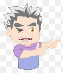 Bisexual Finger Guns Bokuto - Bokuto Stickers Gif Emoji,Gif Of Emotion Sharing Coffee