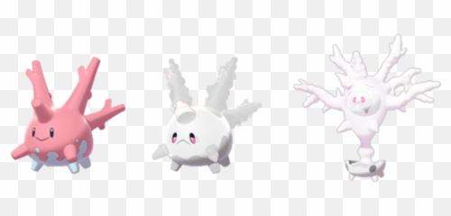 Here Are The Most Bizarre And Hilarious New Pokemon We - Corsola Evolution Emoji,S Said And Shield Starter Emotions