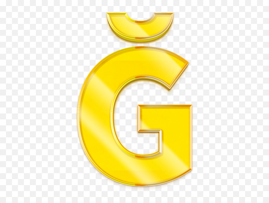 3d Golden Letter G Png Transparent Design - Freepngdesigncom Horizontal Emoji,B Letter Emoji