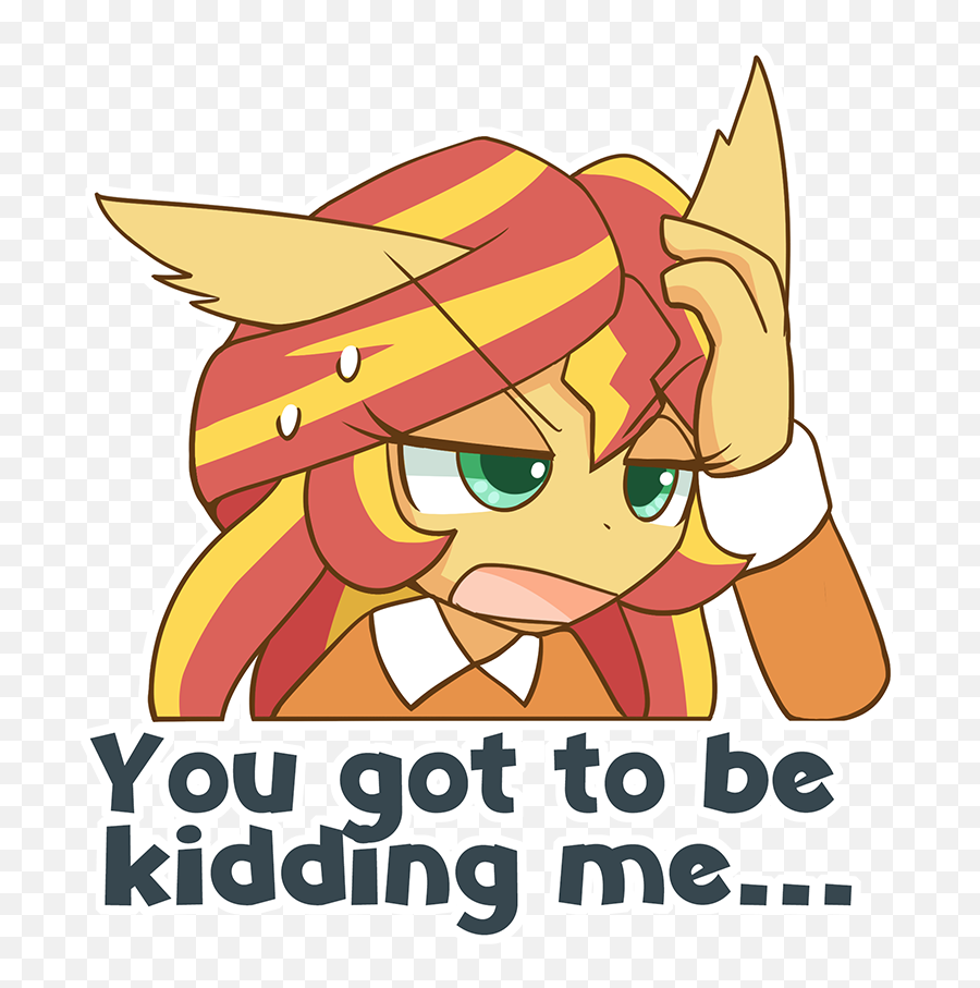 Howxu Sunset Shimmer - Humour Emoji,Ear Emoji