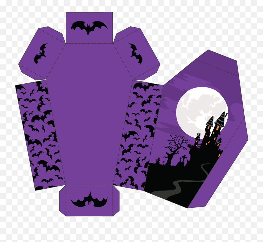 Passatempo Da Ana - Halloween Coffin Box Template Printable Emoji,Dulceros De Emojis