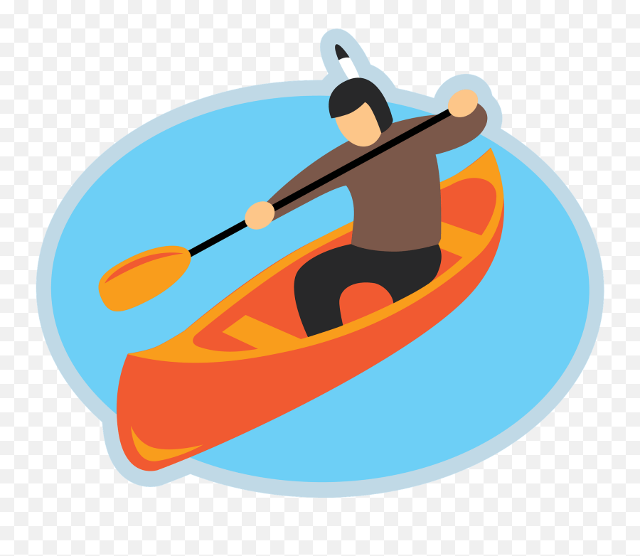 Canoe Clipart - Canoe Clipart Emoji,Canoe Emoji