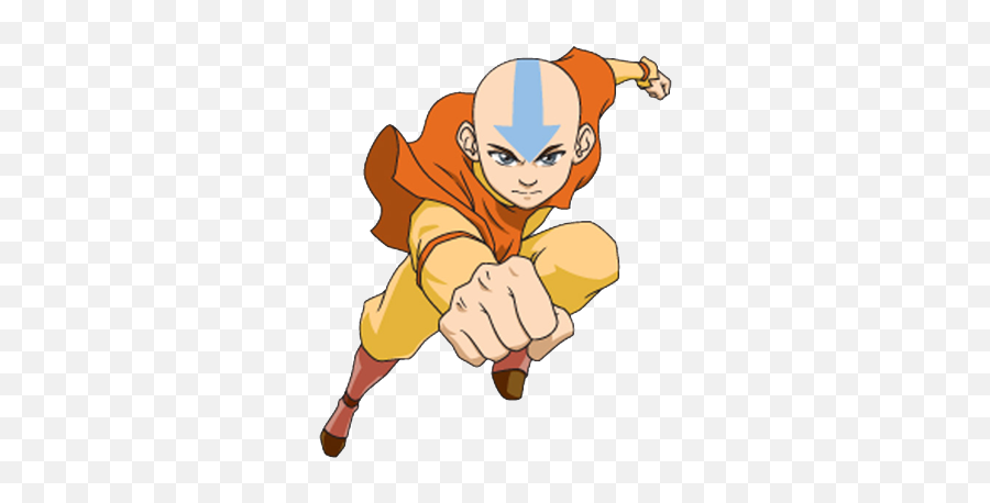 Aang - Aang Avatar Png Emoji,Bender Monk Emotion