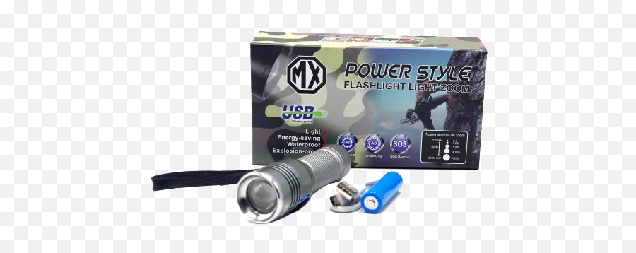Mx Power Style Flashlight Zoom Huntingmart Emoji,Binoculars/flash Light Emoji