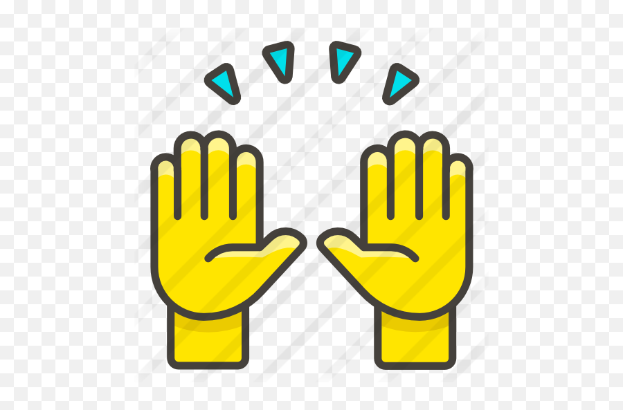 Raising Hand - Raising Hands Emoji Vector,Raise Your Hand Emoji