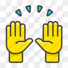 Raising Hand - Raising Hands Emoji Vector,Raise Your Hand Emoji