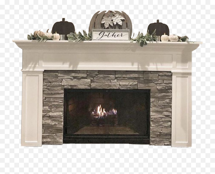 Modern Fireplace Fire Warm Winter - Horizontal Emoji,Fireplace Emoji