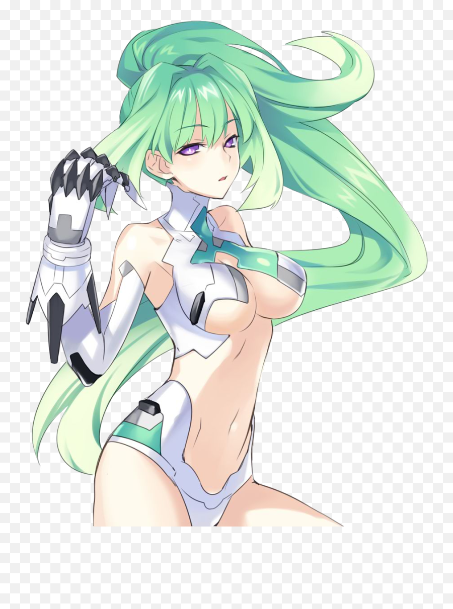 Neptunia General 863 Nepgen - 4chanarchives A 4chan Green Heart Vert Hyperdimension Neptunia Emoji,Neptune Hyperdimension Emotion