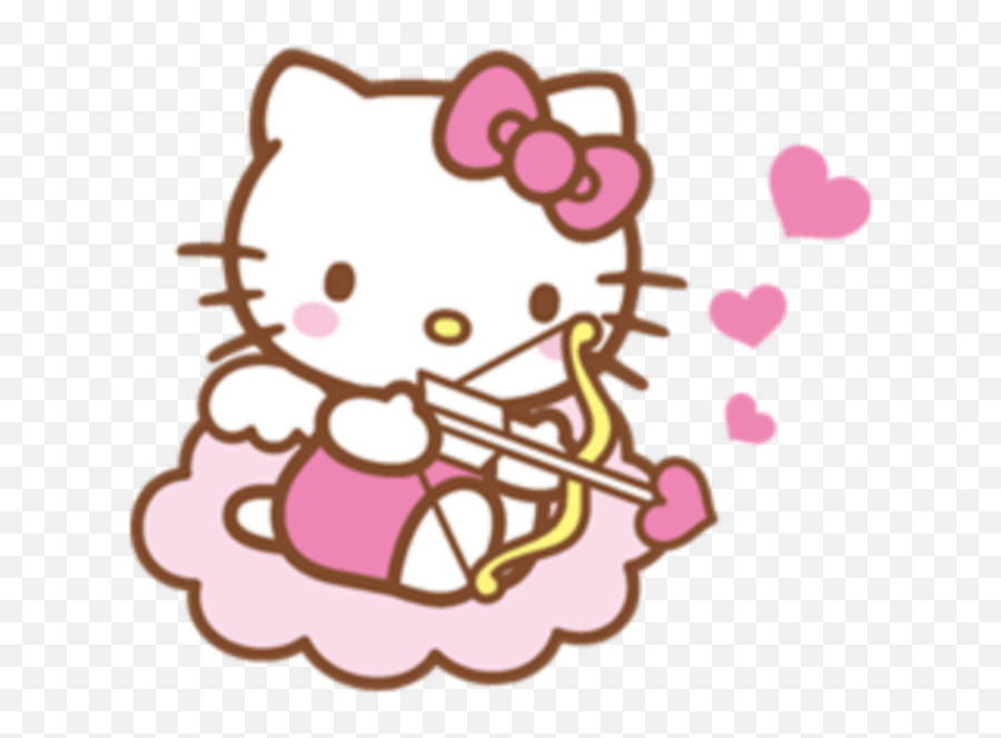 Hello Kitty Png Angel - Sanrio Hello Kitty Emoji,Linestore Hello Kitty Emoticon