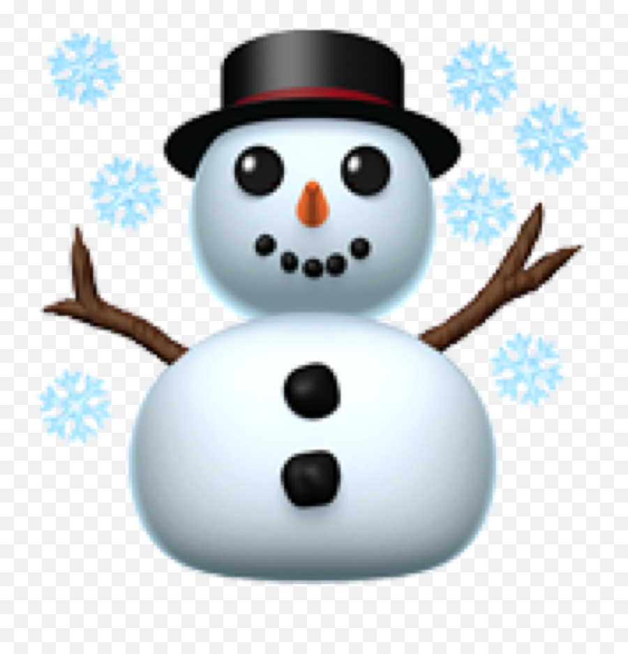 Popular And Trending Hat Stickers On Picsart - Snowman Emoji,Emojis In Twitter Hatson