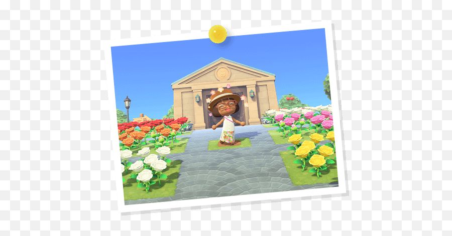 More New Animal Crossing New Horizons Screenshots From The - Recinzioni Animal Crossing New Horizons Emoji,Animal Crossing Flower Emotion