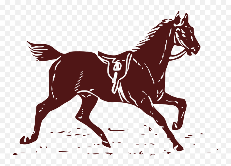 Openclipart - Horse With Saddle Clipart Free Emoji,Engry Emoticon Face