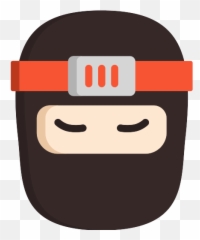 Ninja Fight Attack Mask Vector Svg Icon - Dot Emoji,Ninja Fighting Emoticons