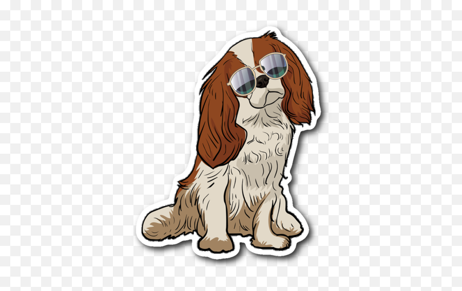 Cavalier King Charles Spaniel Dog - Cavalier King Charles Comics Emoji,Cavalier King Charles Spaniel Sticker Emoji