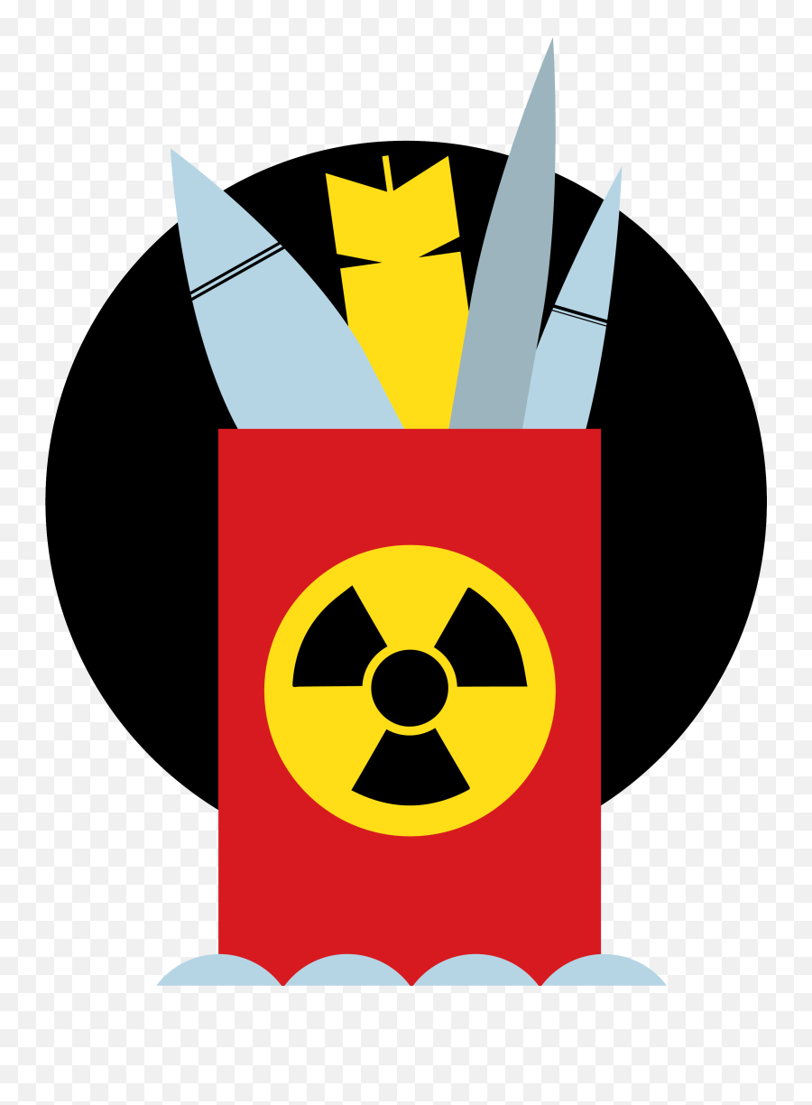 Nuclear Weapons - Atomic Weapons Clip Art Emoji,Nuke Text Emoticon Art'