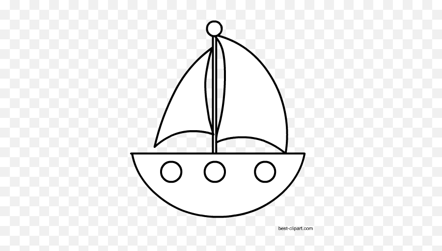 Free Nautical Clip Art Emoji,Sailboat Emoji Outline