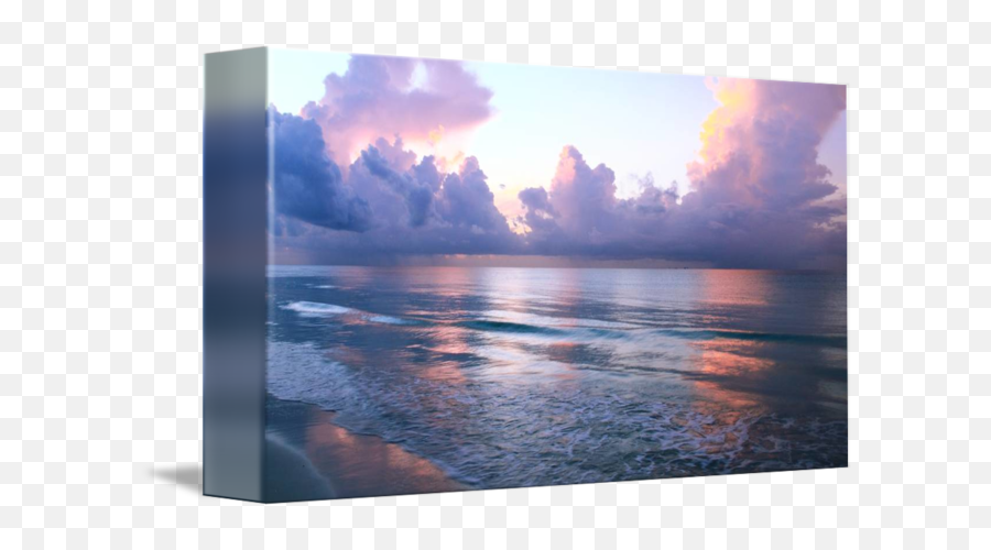 Dawn Clouds And The Caribbean Sea - Horizon Emoji,Calm Seas Emotions