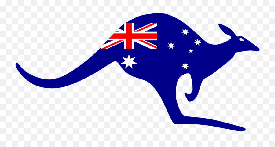 Gain A Passport - Kangaroo With Australian Flag Clipart Emoji,Chile Emoji Pillow