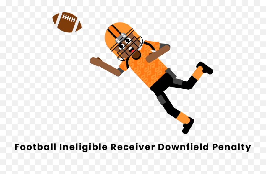 Football Ineligible Receiver Downfield Penalty - Illegal Use Of Hands Emoji,Kicking Legs Emojis