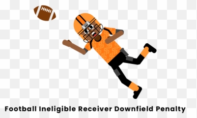 Football Ineligible Receiver Downfield Penalty - Illegal Use Of Hands Emoji,Kicking Legs Emojis