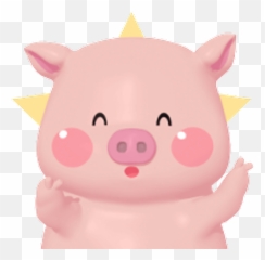 Sticker Maker - Soft Emoji,Apple Emojis Pig