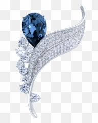 Swarovski Element Crystal Brooch Marine - Solid Emoji,Swarovski Zirconia Earrings Emotions
