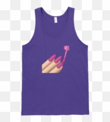 Nail Polish Emoji Tank - Active Tank,Emoji Baseball Jersey