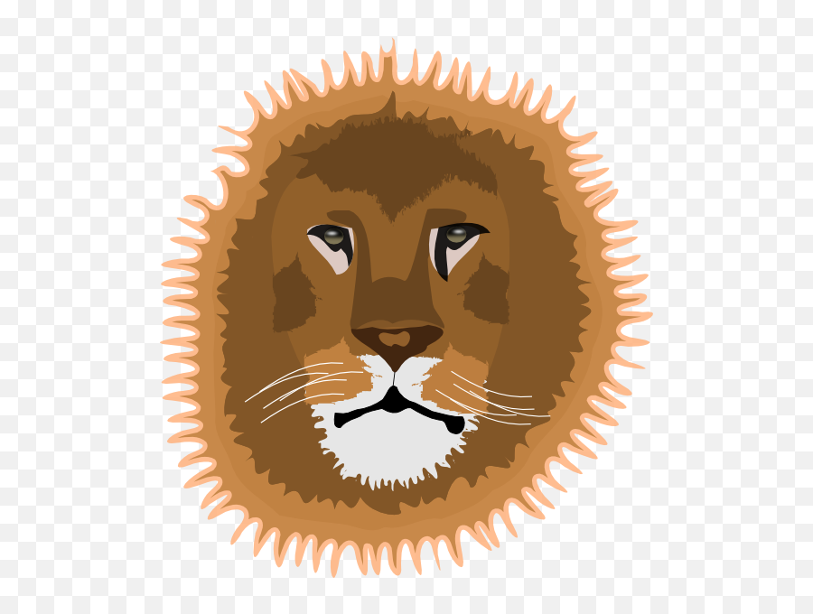 Lion Clip Art At Clkercom - Vector Clip Art Online Royalty Emoji,Lion Smiley Emoticon