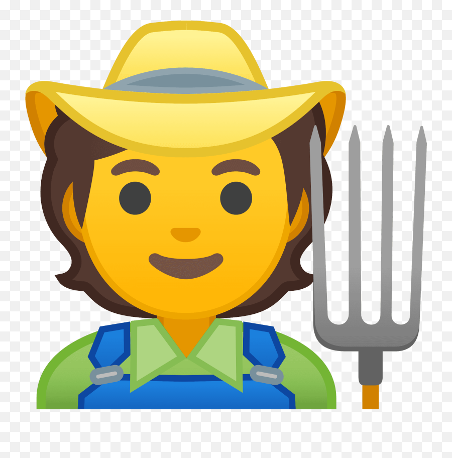 Farmer Emoji Clipart - Ginger Emoji,Farmer Emoji