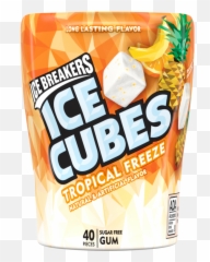 Ice Breakers Ice Cubes Tropical Freeze Gum Emoji,Facebook Emoticons Ice Cube