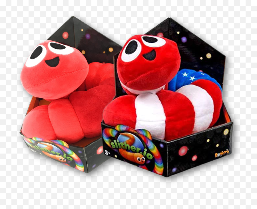 Slither Io Jumbo 24 Bendable Plush Toy Game Gift All Red Us Flag Rainbow Set Of 2 Emoji,Tongue Licking Emoji