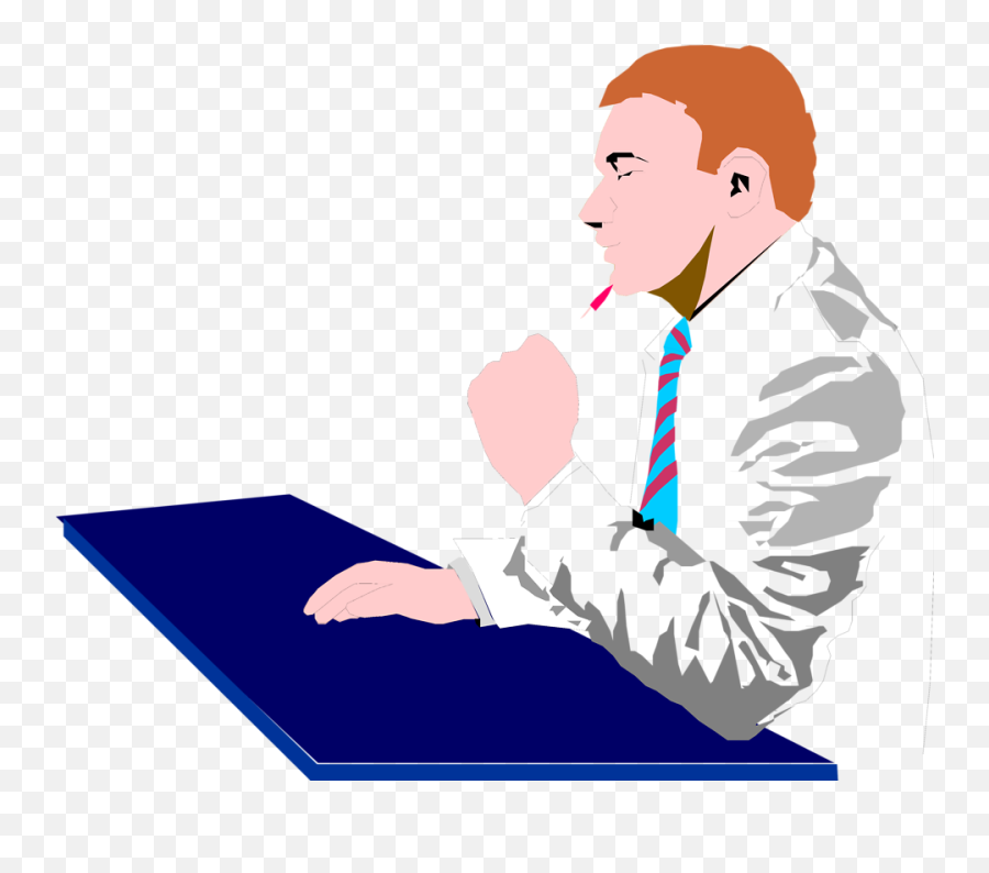 Businessman Thinking Png Businessman Png - Clip Art Library Emoji,Bussiness Man Emoji