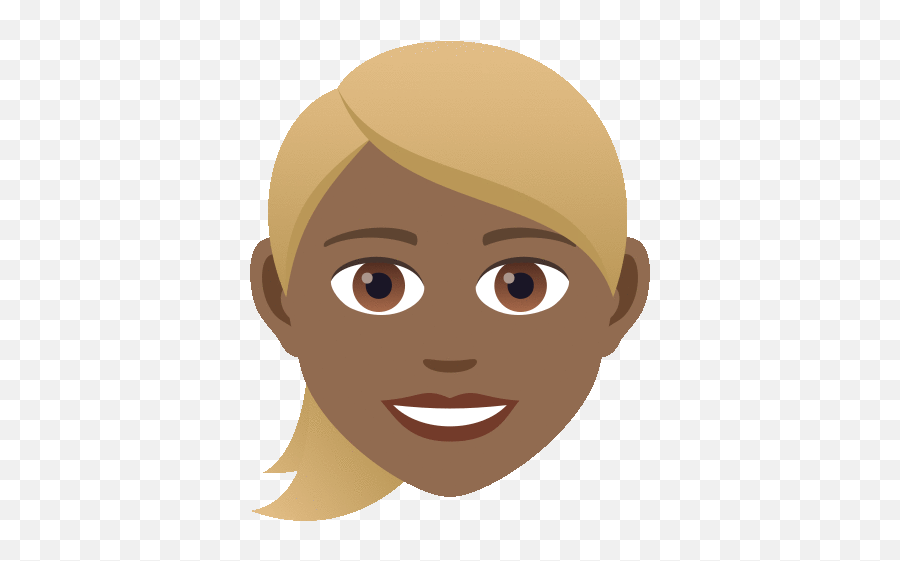 Blond Hair Joypixels Sticker - Blond Hair Joypixels Blonde Emoji,Woman Beard Emoji