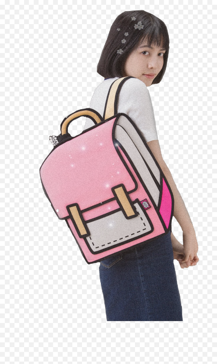 Cartoonbag Backpack Bag Sticker - For Teen Emoji,Emoji Knapsack