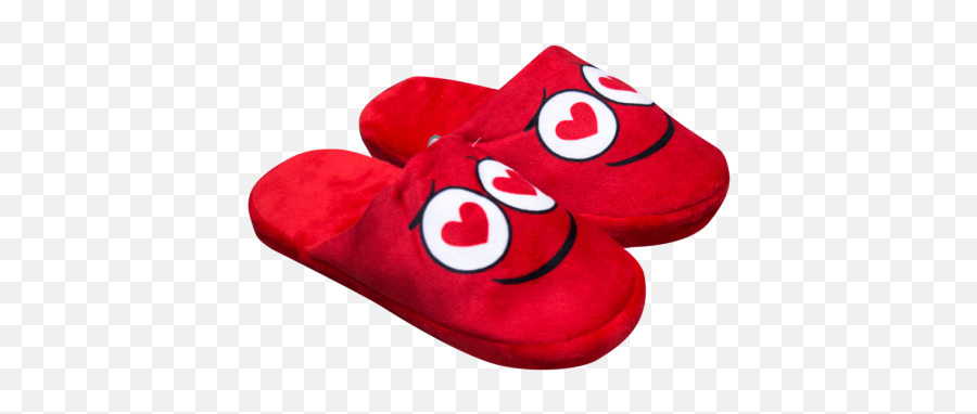 Pantofole Emoticon Colore Rosso Con Cuore - Cartolibreria Puntoscuola Baby Toddler Shoe Emoji,Emoticon Cuore Facebook