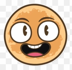Stickers Set For Telegram - Clip Art Pancake With Face Emoji,Pancake Emoticon