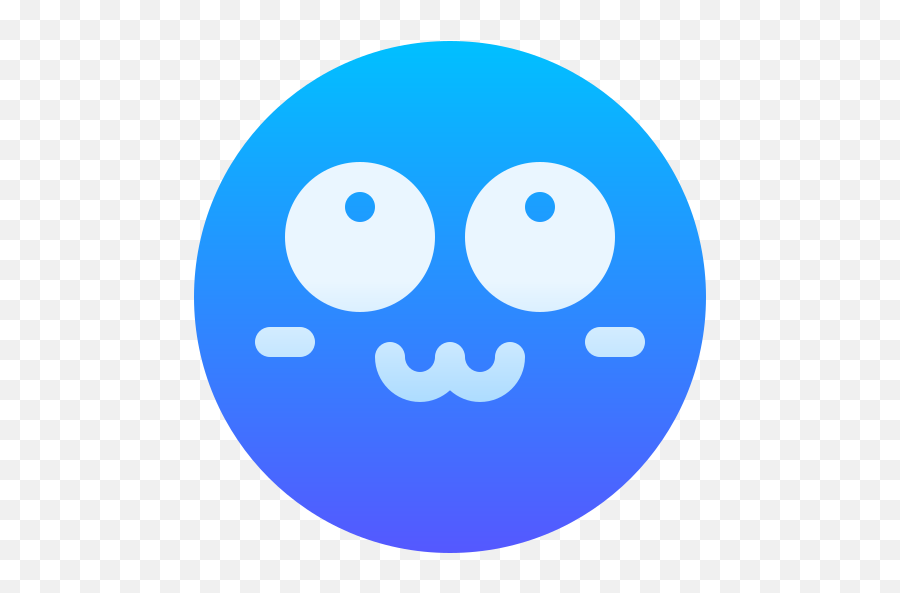Flush - Free Smileys Icons Dot Emoji,Blessed Emoji Facebook