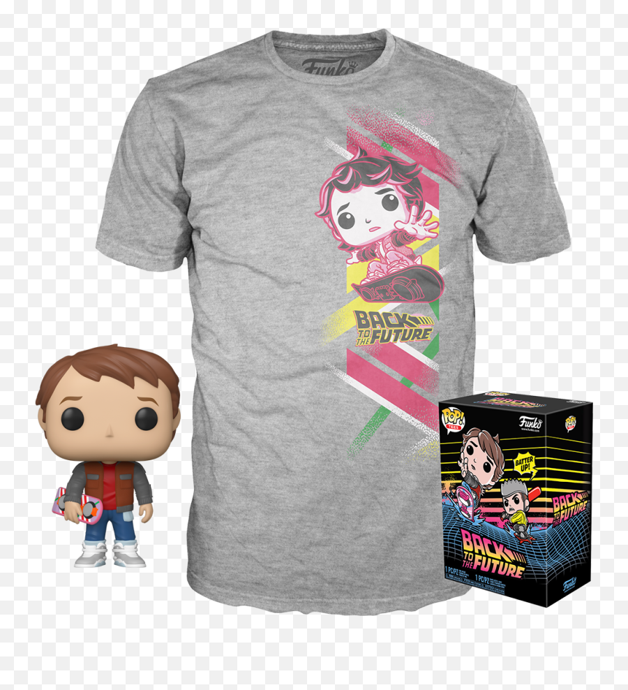 Funko Pop U0026 Tee Back To The Future - Marty With Hoverboard L Walmartcom Back To The Future Pop Tee Emoji,Citi Trends Emoji Clothes