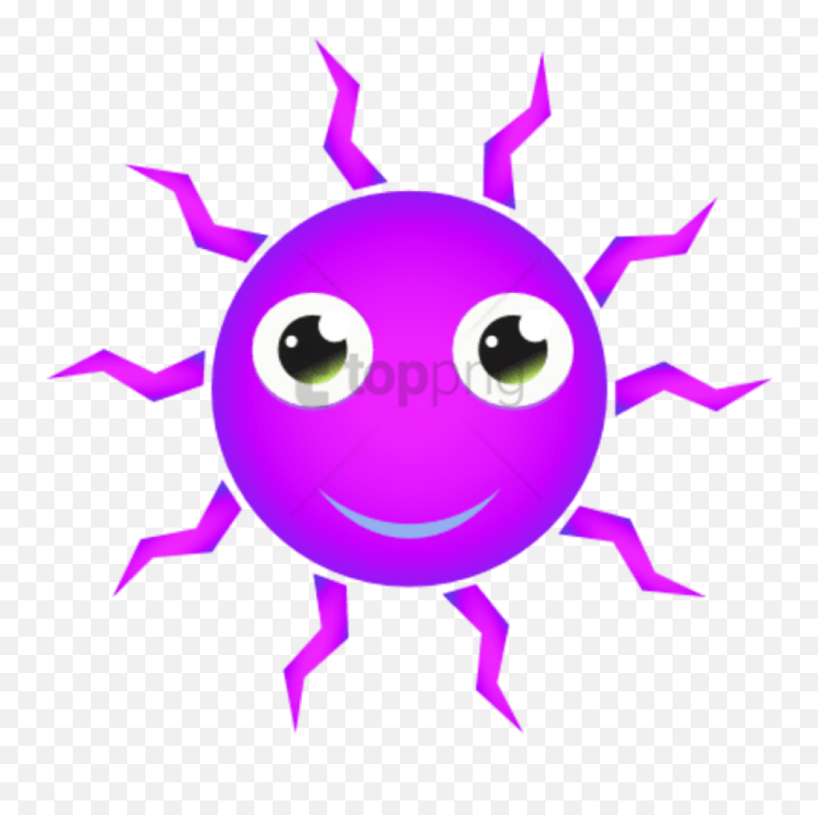 Purple Sun Clip Art Png Image With No - Purple Sun Png Emoji,Day Sun Emoticon