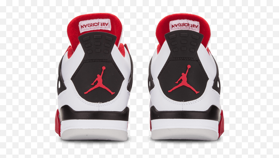 Air Jordan 4 Fire Red - 308497110 Release Date 08042012 Tenis Jordan De Frente Png Emoji,Iphone Emojis Reds