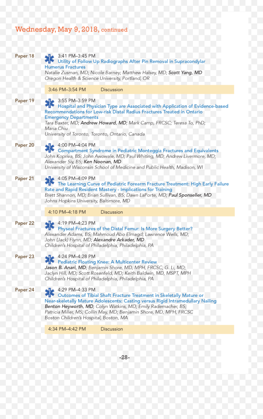 Rev Fnl Posna Am18 Abbrev Pgm - Language Emoji,High Emotion Simulation Paul Hospitals