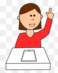 Hand Png Transparent Cartoon - Someone Asking A Question Emoji,Raise Your Hand Emoji