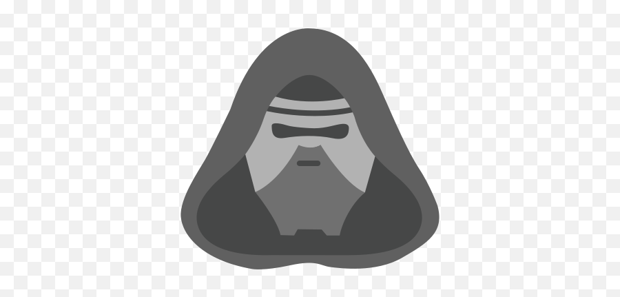 Darth Sidious Evil Hood Star Wars - Star Wars Icon Gray Emoji,Storm Trooper Emoticon For Skype Business