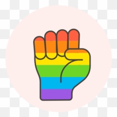 Fist Flag Hand Lgbtq Free Icon Of Lgbt Illustrations - Lgbtq Icon Emoji,Bro Fist Emoticons
