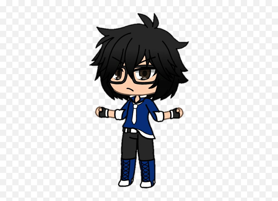 Sam Personaje Gacha Life Sticker By Sam - Luni Gacha Life Luni Emoji,Gacha Heartless Boy With Emojis