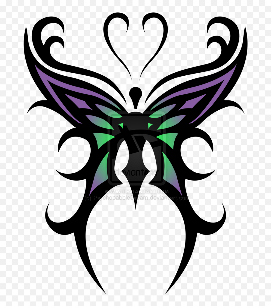 Butterfly Tattoo Png - Draw A Cool Butterfly Emoji,Emotion Tatto
